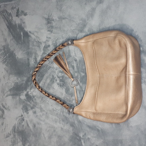 Brighton~Barbados Braided Hobo - Picture 2 of 9